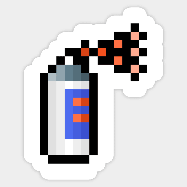 Spraycan Sticker by TinyLittleSquares